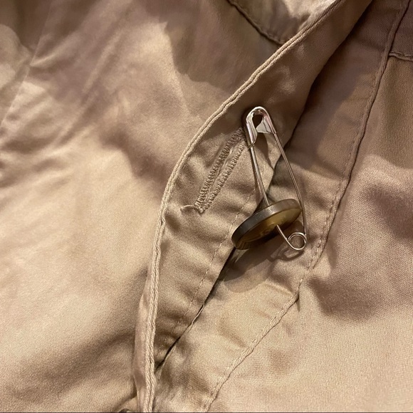 Beige Shirt Dress - Picture 5 of 6